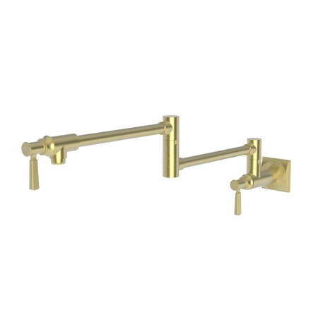 Newport Brass Pot Filler, Wall Mount in Satin Brass (Pvd) 3170-5503-04